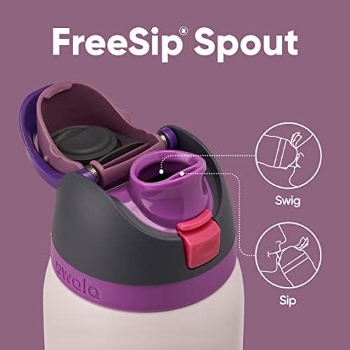 Owala FreeSip Insulated Stainless Steel Water Bottle with Straw  BPA Free Sports Water Bottle  Great for Travel  40 Oz  Denim
