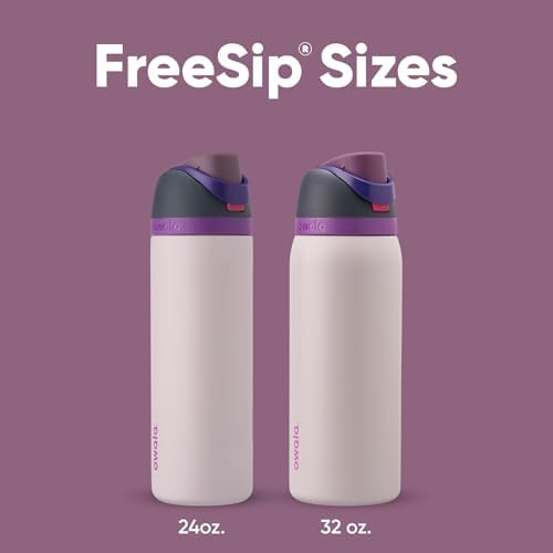 Owala FreeSip Insulated Stainless Steel Water Bottle with Straw  BPA Free Sports Water Bottle  Great for Travel  40 Oz  Denim