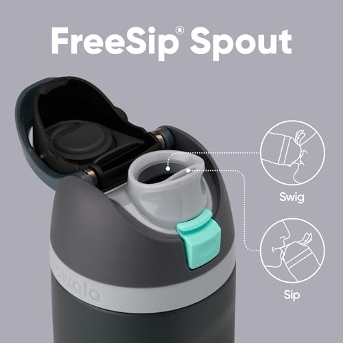 Owala FreeSip Insulated Stainless Steel Water Bottle with Straw  BPA Free Sports Water Bottle  Great for Travel  40 Oz  Denim