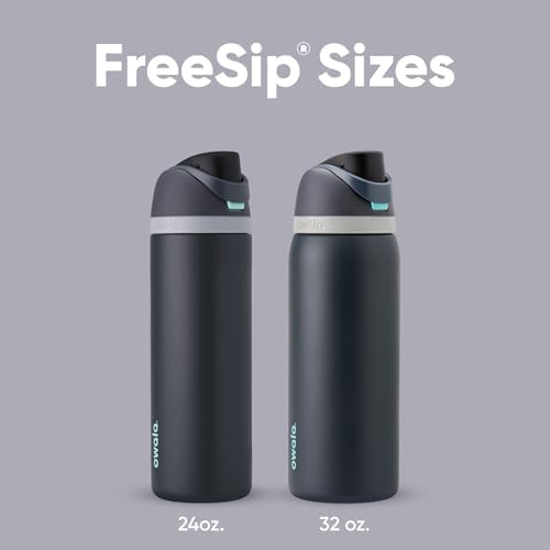 Owala FreeSip Insulated Stainless Steel Water Bottle with Straw  BPA Free Sports Water Bottle  Great for Travel  40 Oz  Denim