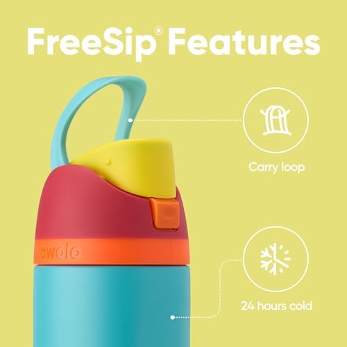 Owala FreeSip Insulated Stainless Steel Water Bottle with Straw  BPA Free Sports Water Bottle  Great for Travel  40 Oz  Denim