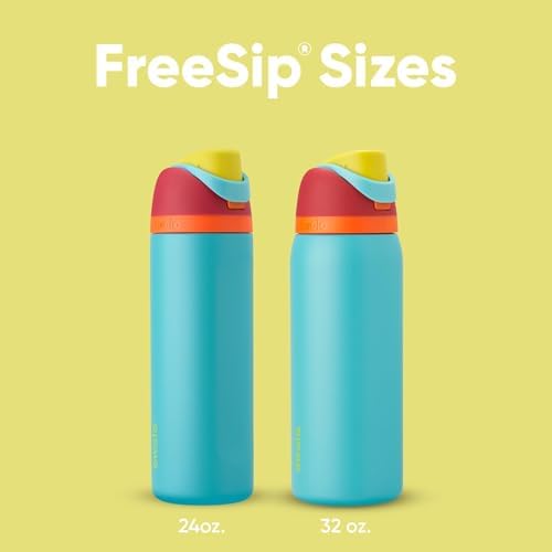 Owala FreeSip Insulated Stainless Steel Water Bottle with Straw  BPA Free Sports Water Bottle  Great for Travel  40 Oz  Denim