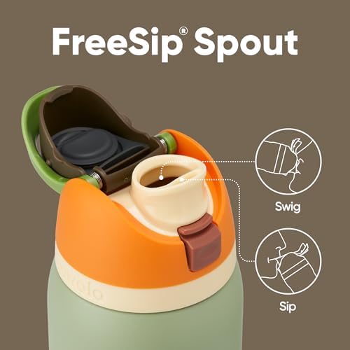 Owala FreeSip Insulated Stainless Steel Water Bottle with Straw  BPA Free Sports Water Bottle  Great for Travel  40 Oz  Denim