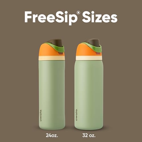 Owala FreeSip Insulated Stainless Steel Water Bottle with Straw  BPA Free Sports Water Bottle  Great for Travel  40 Oz  Denim