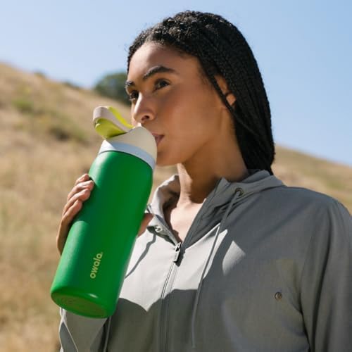 Owala FreeSip Insulated Stainless Steel Water Bottle with Straw  BPA Free Sports Water Bottle  Great for Travel  40 Oz  Denim