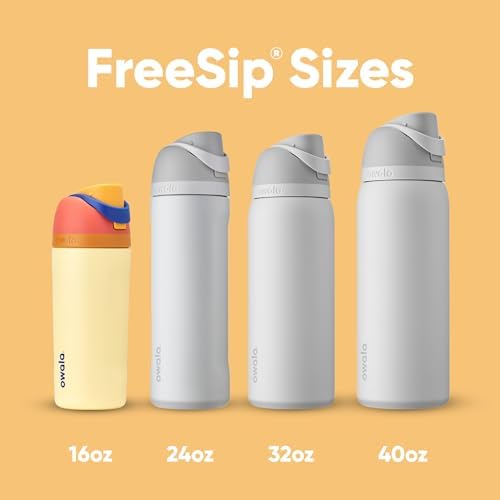 Owala FreeSip Insulated Stainless Steel Water Bottle with Straw  BPA Free Sports Water Bottle  Great for Travel  40 Oz  Denim