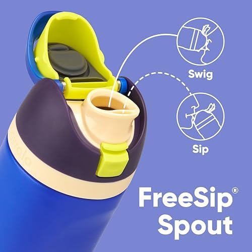 Owala FreeSip Insulated Stainless Steel Water Bottle with Straw  BPA Free Sports Water Bottle  Great for Travel  40 Oz  Denim