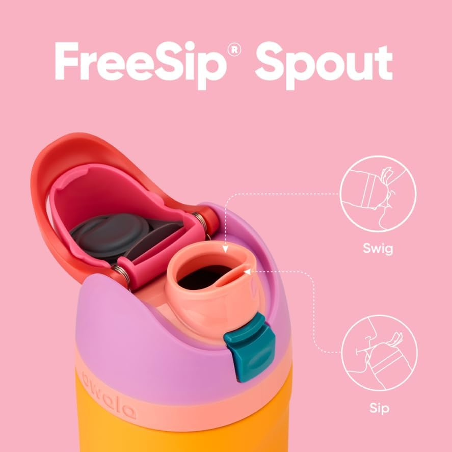 Owala FreeSip Insulated Stainless Steel Water Bottle with Straw  BPA Free Sports Water Bottle  Great for Travel  40 Oz  Denim
