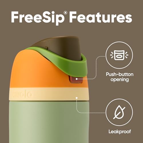 Owala FreeSip Insulated Stainless Steel Water Bottle with Straw  BPA Free Sports Water Bottle  Great for Travel  40 Oz  Denim
