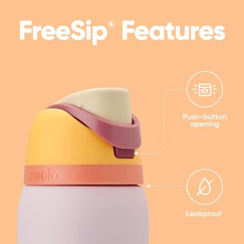 Owala FreeSip Insulated Stainless Steel Water Bottle with Straw  BPA Free Sports Water Bottle  Great for Travel  40 Oz  Denim