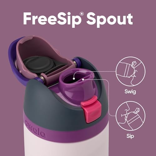 Owala FreeSip Insulated Stainless Steel Water Bottle with Straw  BPA Free Sports Water Bottle  Great for Travel  40 Oz  Denim