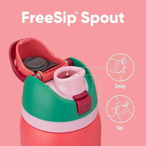 Owala FreeSip Insulated Stainless Steel Water Bottle with Straw  BPA Free Sports Water Bottle  Great for Travel  40 Oz  Denim