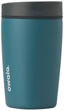 Owala SmoothSip Slider Stainless Steel Insulated Travel Mug with handle  100  Leak Proof  For Hot and Cold Drinks  Travel Friendly with Sliding Lock Lid  24 oz  BPA Free  Leak Proof  Pucker Up