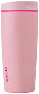 Owala SmoothSip Slider Stainless Steel Insulated Travel Mug with handle  100  Leak Proof  For Hot and Cold Drinks  Travel Friendly with Sliding Lock Lid  24 oz  BPA Free  Leak Proof  Pucker Up