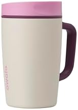 Owala SmoothSip Slider Stainless Steel Insulated Travel Mug with handle  100  Leak Proof  For Hot and Cold Drinks  Travel Friendly with Sliding Lock Lid  24 oz  BPA Free  Leak Proof  Pucker Up
