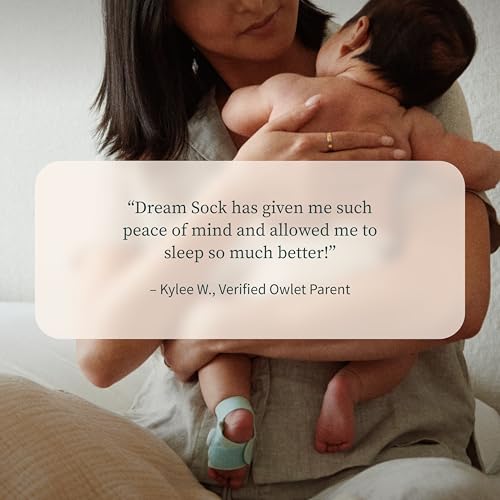 Owlet Dream Sock Smart Wearable Baby Monitor Tracks Heart Rate & Oxygen in Real Time Parents Receive Alerts  Sleep Insights & More via App   Mint