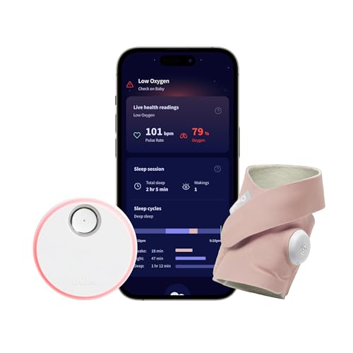 Owlet Dream Sock Smart Wearable Baby Monitor Tracks Heart Rate & Oxygen in Real Time Parents Receive Alerts  Sleep Insights & More via App   Mint