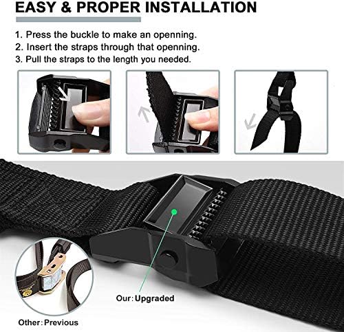 PACEARTH Gymnastic Rings 1100lbs Capacity with 14 76ft Adjustable Buckle Straps Pull Up Exercise Rings Non Slip Rings for Home Gym Full Body Workout