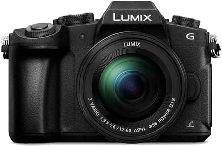 PANASONIC LUMIX G85 4K Mirrorless Camera  with 12 60mm Power O I S  Lens  Dual I S  2 0  16 Megapixels  3 Inch Touch LCD  DMC G85MK  USA BLACK   Renewed