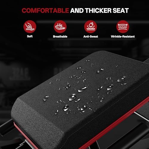 PASYOU Leg Press Machine for Home Gym   Adjustable Foot Plate Weight Bench with Leg Extension  Compact Footprint Workout Bench for Glutes  Quads & Hamstrings  Compatible with 1 and 2 Weight Plates