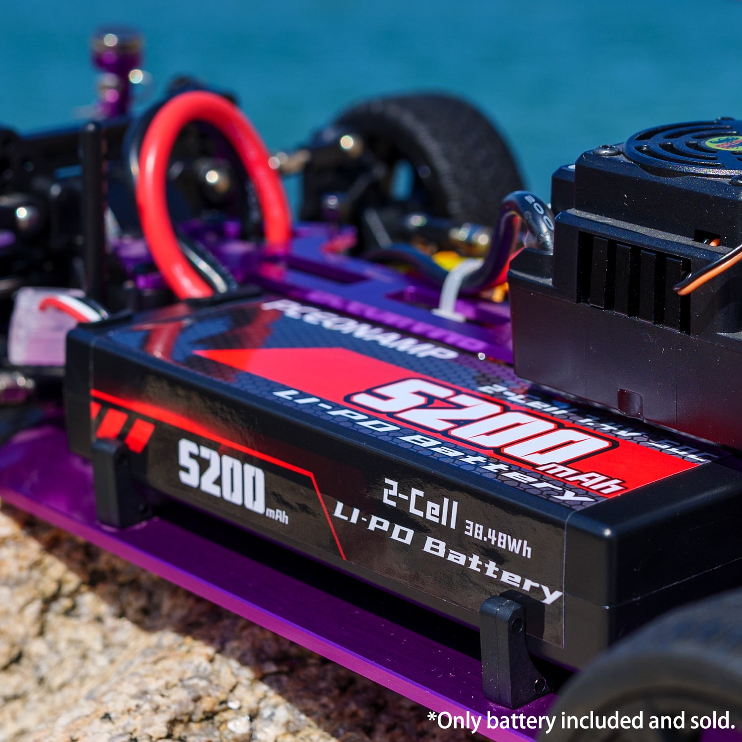PCEONAMP  5200mAh 2S Lipo Battery 7 4V  Battery with XT60 Plug Hard Case fit for 1/8 1/10 RC Vehicles Car Slash RC Buggy Truggy RC Airplane UAV Drone
