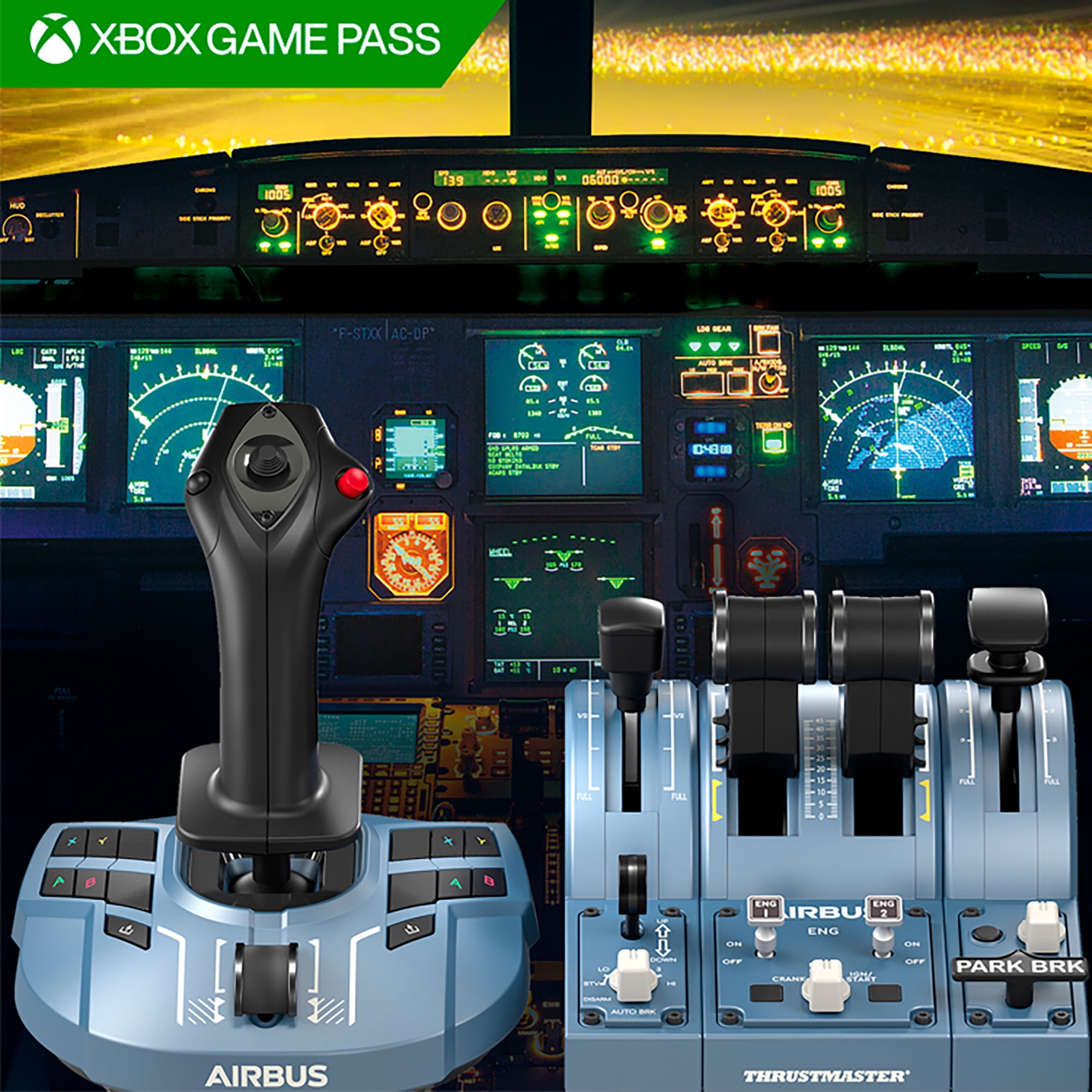 Accesorio para PC: Vuelo - Sistema de Control - Paquete de Capitán TCA Thrustmaster X Edición Airbus