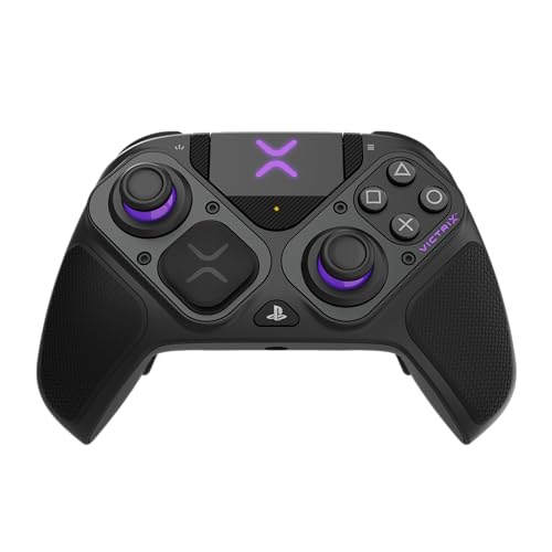 PDP Victrix Pro BFG Wireless Gaming Controller for Playstation 5 / PS5  PS4  PC  Modular Esports Gamepad  Remappable Buttons  Customizable Triggers/Paddles/D Pad/Fightpad  PC App  Black