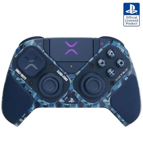 PDP Victrix Pro BFG Wireless Gaming Controller for Playstation 5 / PS5  PS4  PC  Modular Esports Gamepad  Remappable Buttons  Customizable Triggers/Paddles/D Pad/Fightpad  PC App  Black