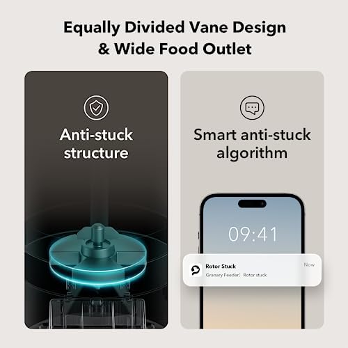 PETLIBRO Automatic Cat Feeder  5G WiFi Automatic Dog Food Dispenser with Freshness Preservation  5L Timed Pet Feeder with Low Food Sensor  Up to 10 Meals Per Day  Granary Black