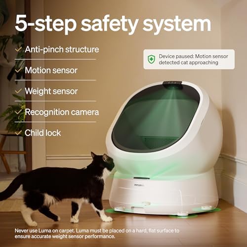PETLIBRO Automatic Litter Box with Accessories Kit & 90 Day AI Trial  Large Open Top Self Cleaning Litter Box with AI Camera Waste Analysis  Multi Cat Recognition  Usage Tracking and Auto Odor Control