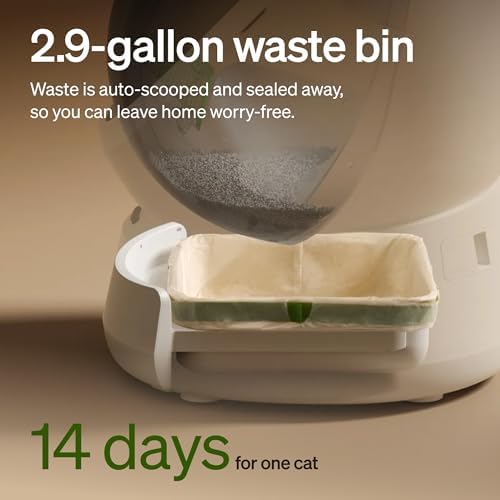 PETLIBRO Automatic Litter Box with AI Camera Waste Analysis  Auto Odor Control Self Cleaning Litter Box  Large Open Top Luma Smart Litterbox with Multi Cats Recognition  Usage Tracking  Safety Sensors