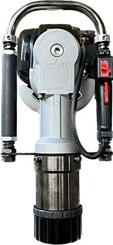 PGD1032 Titan - Destornillador de poste de gas - Destornillador de poste de valla resistente para postes en T, tuberías y estacas - Destornillador de valla Titan portátil con motor de 4 tiempos de 140