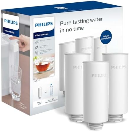 PHILIPS GoZero AWP231 Replacement Filter Cartridges for PHILIPS Instant Water Filter Pitcher AWP2980 with Mirco X Clean Technology  3 Pack