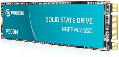 PHIXERO High Performance M 2 NGFF SSD 500MB/S 2TB  Compact  Fast  and Powerful Storage Solution for Laptops and Desktops