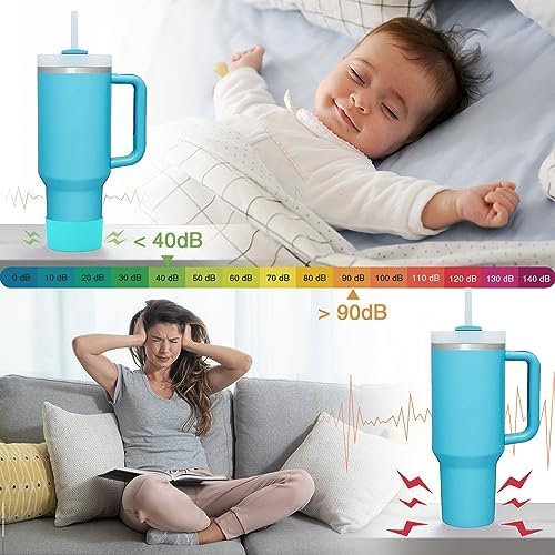 PICcircuit 2PCS for Stanley Boot  Silicone Bottom for Quencher Adventure 40oz 30oz IceFlow 20oz 30oz Bottle&for Hydroflask Tumbler 12 24oz for Stanley Cup Accessories Avoid Scratches&Noise