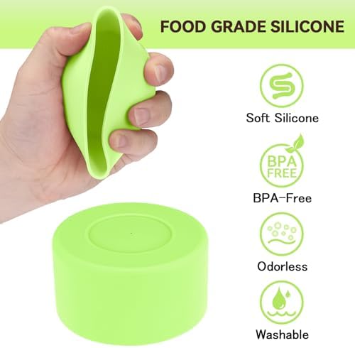 PICcircuit 2PCS for Stanley Boot  Silicone Bottom for Quencher Adventure 40oz 30oz IceFlow 20oz 30oz Bottle&for Hydroflask Tumbler 12 24oz for Stanley Cup Accessories Avoid Scratches&Noise