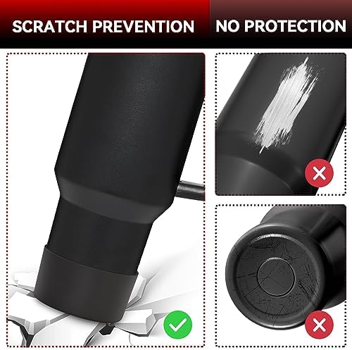 PICcircuit 2PCS for Stanley Boot  Silicone Bottom for Quencher Adventure 40oz 30oz IceFlow 20oz 30oz Bottle&for Hydroflask Tumbler 12 24oz for Stanley Cup Accessories Avoid Scratches&Noise