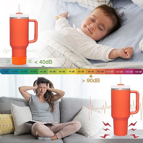 PICcircuit 2PCS for Stanley Boot  Silicone Bottom for Quencher Adventure 40oz 30oz IceFlow 20oz 30oz Bottle&for Hydroflask Tumbler 12 24oz for Stanley Cup Accessories Avoid Scratches&Noise