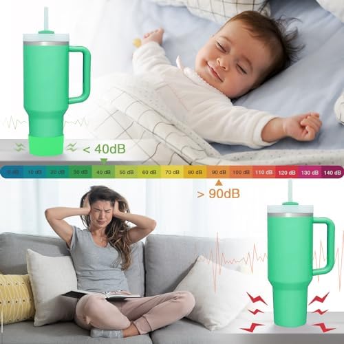 PICcircuit 2PCS for Stanley Boot  Silicone Bottom for Quencher Adventure 40oz 30oz IceFlow 20oz 30oz Bottle&for Hydroflask Tumbler 12 24oz for Stanley Cup Accessories Avoid Scratches&Noise