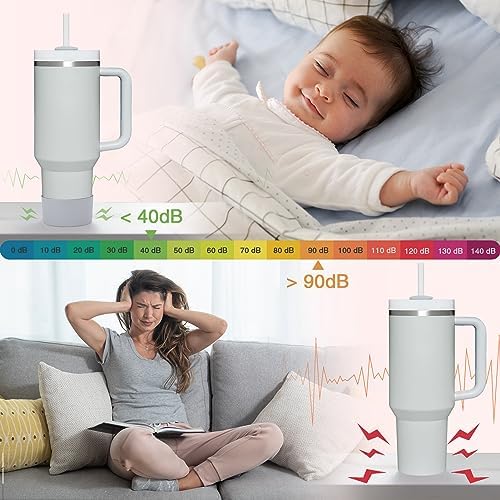 PICcircuit 2PCS for Stanley Boot  Silicone Bottom for Quencher Adventure 40oz 30oz IceFlow 20oz 30oz Bottle&for Hydroflask Tumbler 12 24oz for Stanley Cup Accessories Avoid Scratches&Noise