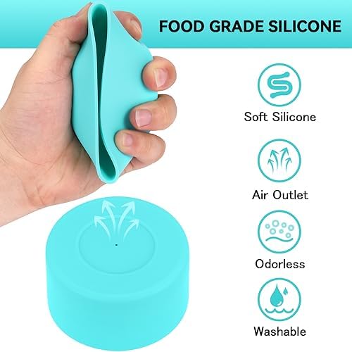 PICcircuit 2PCS for Stanley Boot  Silicone Bottom for Quencher Adventure 40oz 30oz IceFlow 20oz 30oz Bottle&for Hydroflask Tumbler 12 24oz for Stanley Cup Accessories Avoid Scratches&Noise