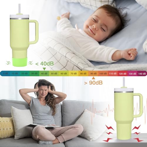 PICcircuit 2PCS for Stanley Boot  Silicone Bottom for Quencher Adventure 40oz 30oz IceFlow 20oz 30oz Bottle&for Hydroflask Tumbler 12 24oz for Stanley Cup Accessories Avoid Scratches&Noise