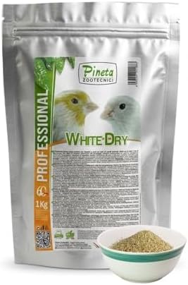 PINETA White Dry Bird Food 5 Lbs   Finch Food  Nutrient Rich Blend Bird Seed for Finches and Small Birds  Support Daily Energy  Balanced Growth Diet & Healthy Food