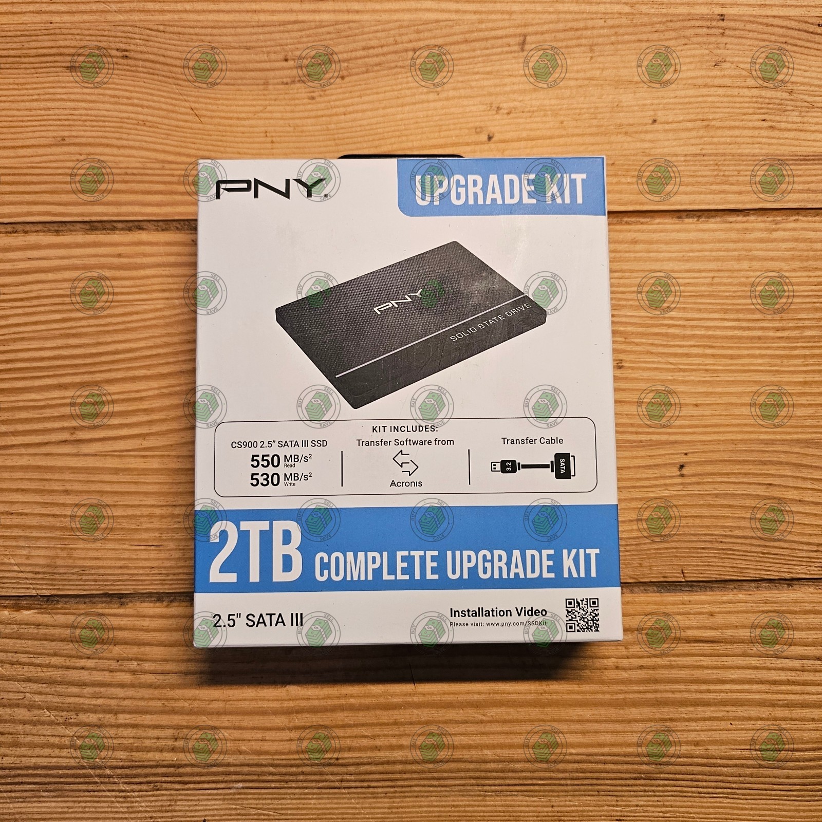 PNY 2TB Complete Upgrade Kit CS900 2 5  SATA III SSD   Brand New  Sealed