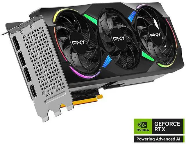 PNY ARGB GeForce  RTX5070 Ti ARGB EPIC X RGB Overclocked Triple Fan  PCI Express 5 0 x16  DLSS 4 0  16GB 256 Bit GDDR7 RTX 5070 T i Graphics Card VCG5070T16TFXXPB1 O