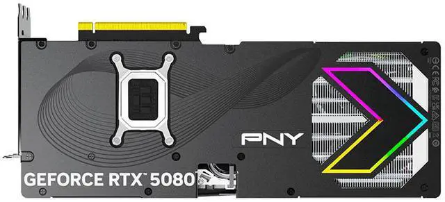 Tarjeta gráfica PNY ARGB OC GeForce RTX 5080 de 16 GB, 256 bits, GDDR7, DLSS 4.0, PCI Express 5.0 x16