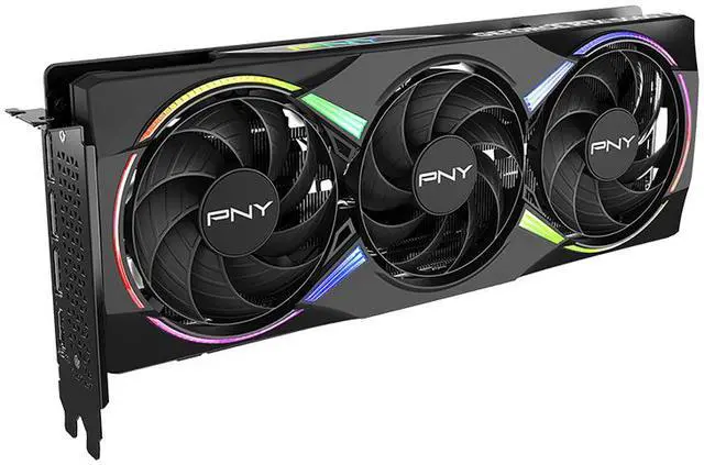 PNY ARGB OC GeForce RTX 5060 Ti DLSS 4 0 PCI Express 5 0 x8 8GB 128 Bit GDDR7 DLSS 4 0 Graphics Card RTX 5060 Ti 8GB Triple Fan ARGB OC VCG5060T8TFXXPB1 O