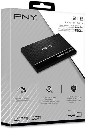 PNY CS900 2TB 3D NAND 2 5 SATA III Internal Solid State Drive  SSD     SSD7CS900 2TB RB