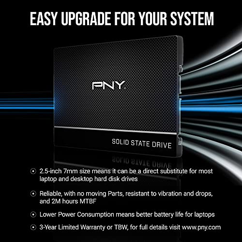 PNY CS900 500GB 3D NAND 2 5 SATA III Internal Solid State Drive  SSD     SSD7CS900 500 RB