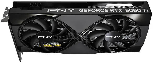 PNY DUAL FAN OC GeForce RTX 5060 Ti 16GB GDDR7 PCI Express 5 0 x8 Graphics Card RTX 5060 Ti 16GB DUAL FAN OC